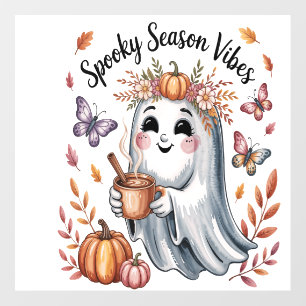 Spooky Season Vibes Ghost Floor Decals