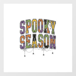 Spooky Season Vintage Halloween Typography Design_ Floor Decals