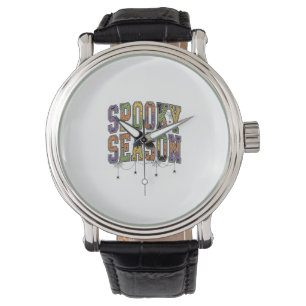 Spooky Season Vintage Halloween Typography Design_ Watch