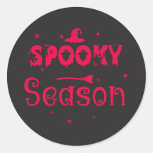 Spooky Season Witch Hat Sticker