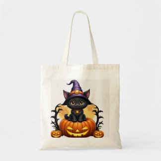 Spooky Season Witchy Tote Bag – Minimal Halloween 