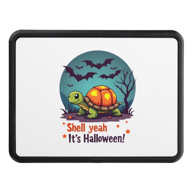 Spooky Shell Surprise Turtle Hitch Cover (Front)