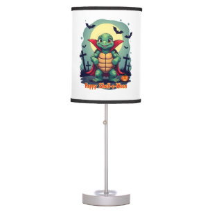 Spooky Shell Surprise Turtle Table Lamp