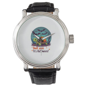 Spooky Shell Surprise Turtle Watch