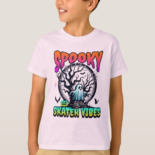 Spooky Skater Vibes T_Shirt