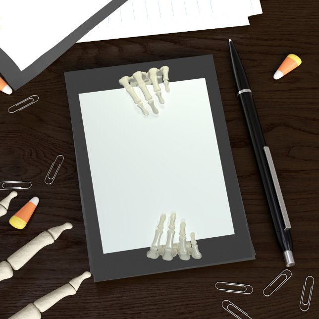 Spooky Skeleton Hands Creepy Post it Notes (Boo! Spooky post it notes just for you)