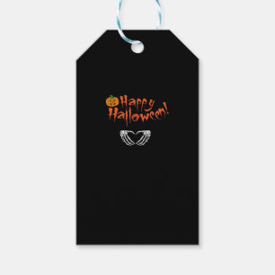 Spooky Skeleton Hands Happy Halloween Classic  Gift Tags