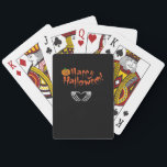 Spooky Skeleton Hands. Happy Halloween.  Poker Cards<br><div class="desc">A spooky skeleton hands Happy Halloween design. Playful,  creepy,  and seasonal.</div>