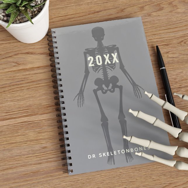 Spooky Skeleton Professional Orthopedic Doctor Planner (Skeleton Planner. Perfect for an Orthopedic Physician)