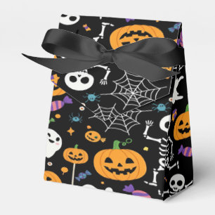 Spooky Skeletons For Halloween Favor Boxes