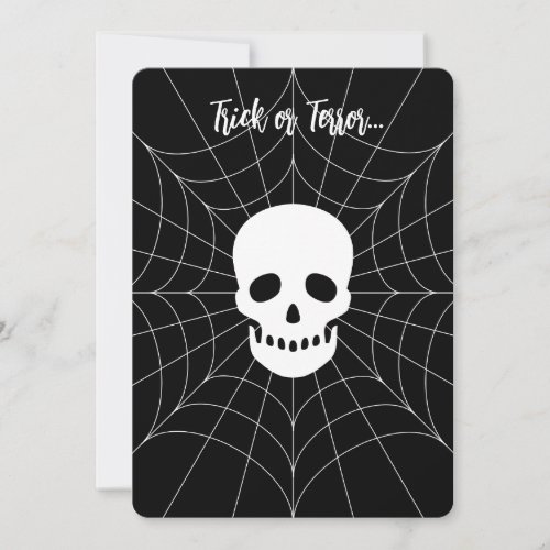 Spooky Skull Halloween Card