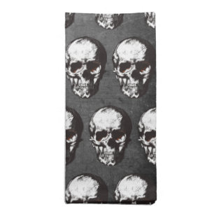 Spooky Skull Halloween Cloth Napkin