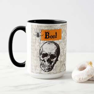 Spooky Skull Halloween Mug