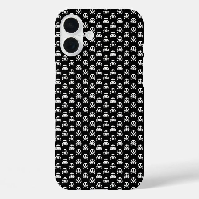 spooky skull on a black background Case-Mate iPhone case (Back)