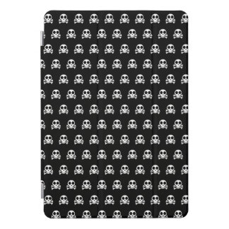 spooky skull on a black background iPad pro cover