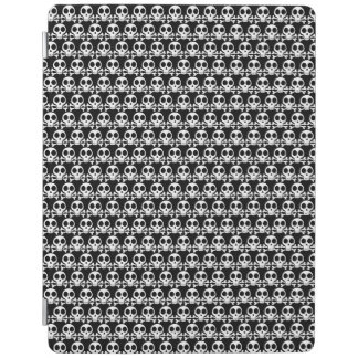 spooky skull on a black background iPad smart cover