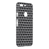 spooky skull on a black background uncommon google pixel case (Back/Right)
