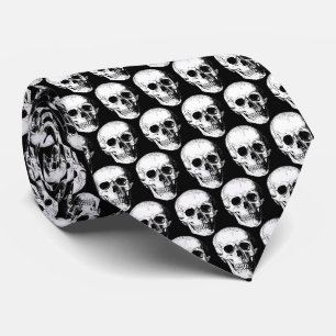 Spooky Skull Tie