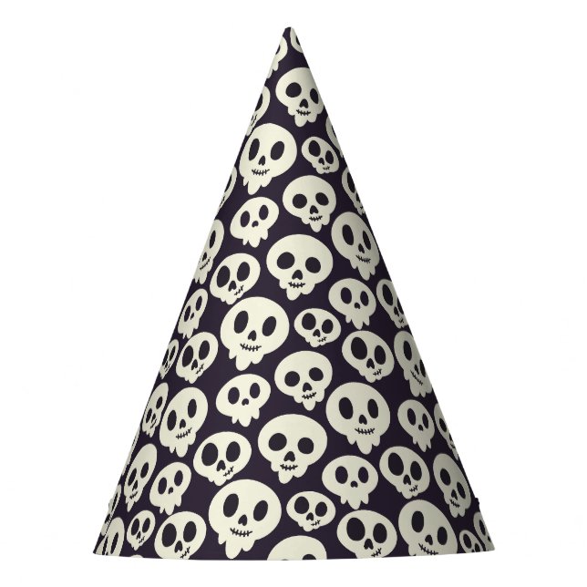 Spooky Skulls Halloween Party Hat (Front)