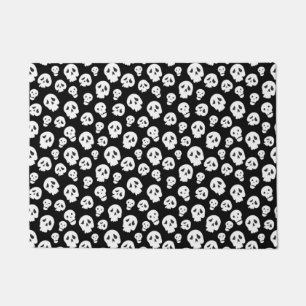 Spooky Skulls Halloween Pattern Doormat