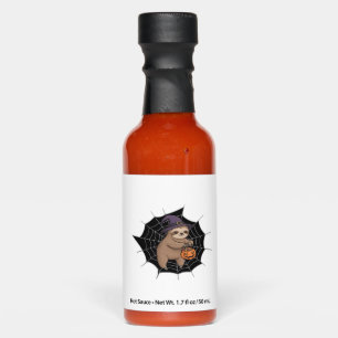 Spooky Sloth Halloween Fun - Cute Trick-or-Treat A Hot Sauces