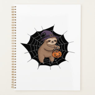 Spooky Sloth Halloween Fun - Cute Trick-or-Treat A Planner