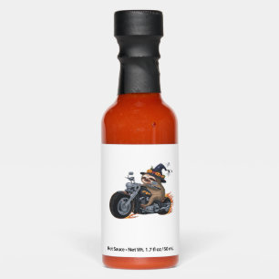 Spooky Sloth Motorcycle Ride Halloween Biker Fun C Hot Sauces