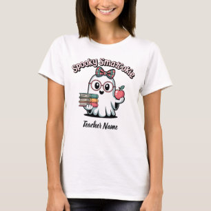 Spooky Smart Cookie Personalized Name Ghost T-Shirt