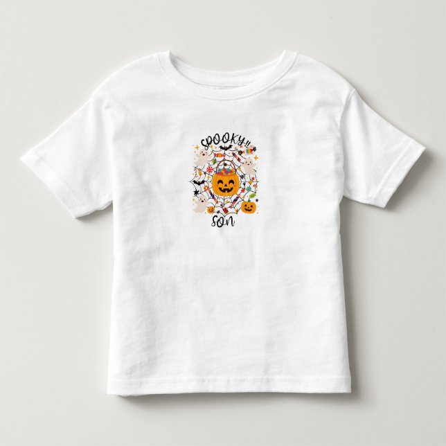 Spooky Son of Halloween Toddler T-shirt (Front)