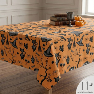 Spooky Spellbinding Halloween Tablecloth