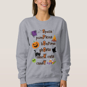 SPOOKY Spelling with all things Halloween Sweatshirt