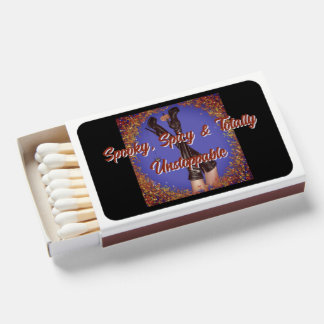 Spooky Spicy Unstoppable Witch Boots Matchboxes