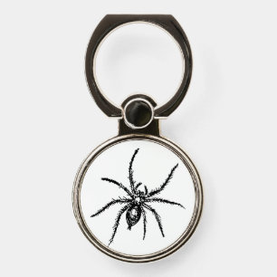 Spooky Spider for Halloween Phone Ring Stand