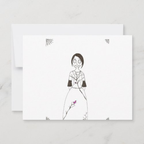 Spooky Spider Girl Custom Announcement