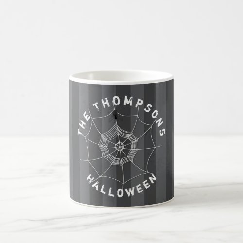 Spooky Spider in Spider Web Coffee Mug