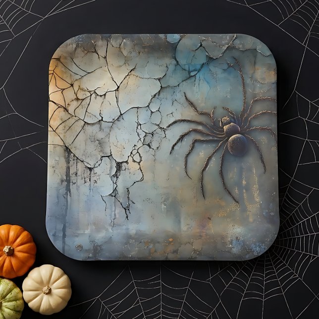 Spooky Spider Paper Plate (Creator Uploaded)