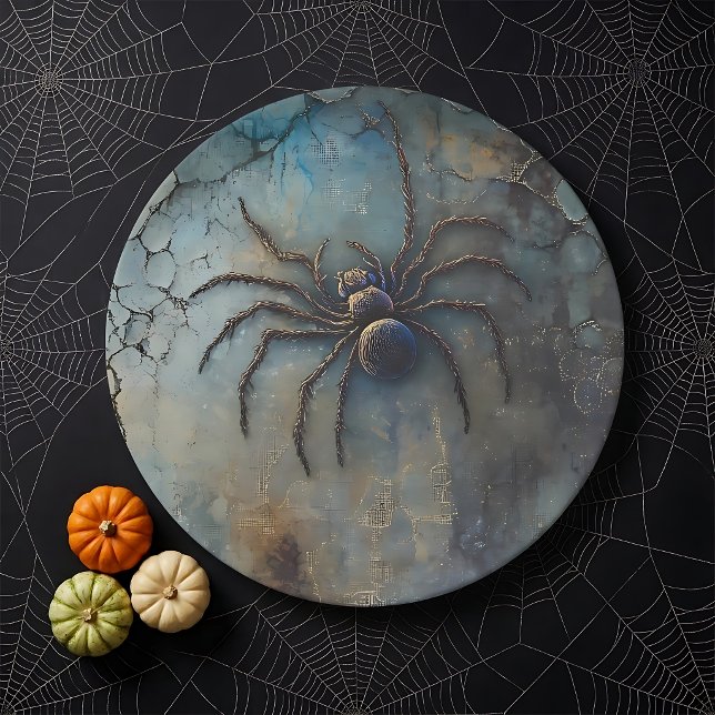 Spooky Spider Paper Plate (Creator Uploaded)