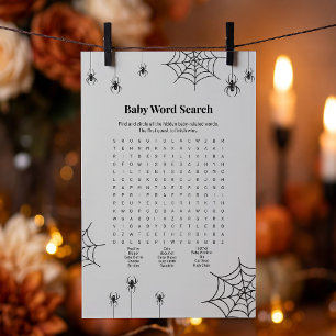 Spooky Spiders A Little Boo Word Search Game