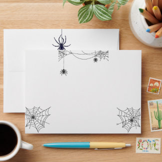 Spooky Spiders Halloween Envelopes