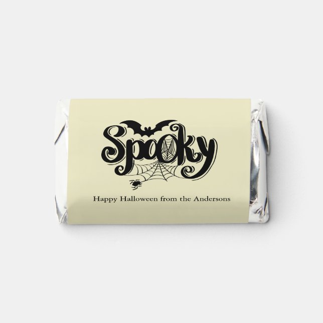 Spooky Spiderweb Halloween Hershey's Miniatures (Front)