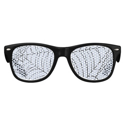 Spooky Spiderwebs Creepy Halloween Party Kids Sunglasses