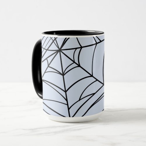 Spooky Spiderwebs Creepy Halloween Party Mug