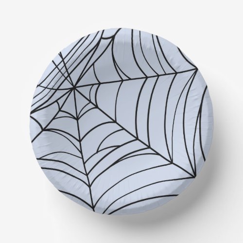 Spooky Spiderwebs Creepy Halloween Party Paper Bowls