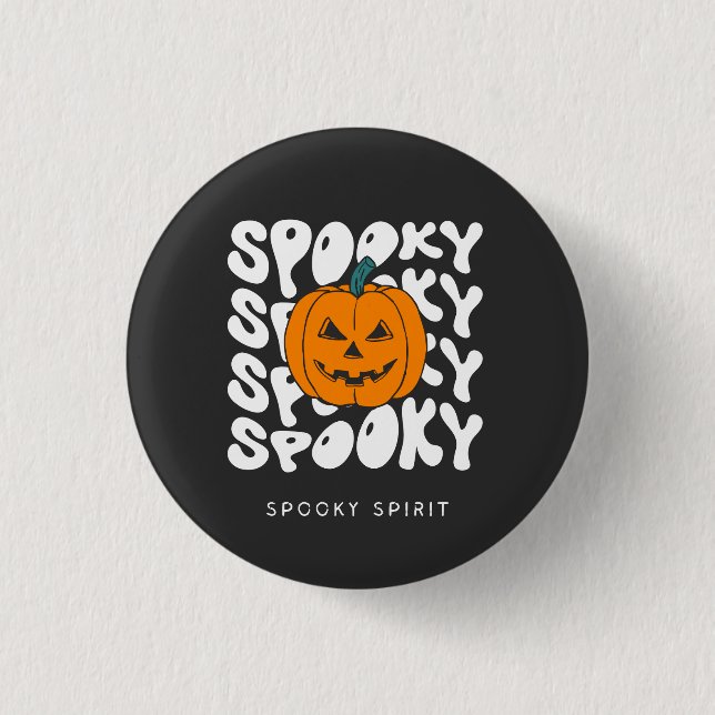 Spooky Spirit Button (Front)