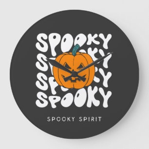 Spooky Spirit Large Clock