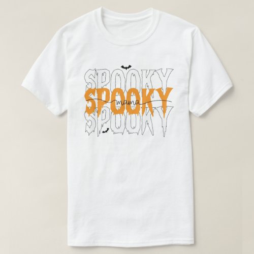 Spooky Spooky Mama Halloween T_Shirt
