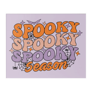 Spooky Spooky Spooky Season Acrylic Print