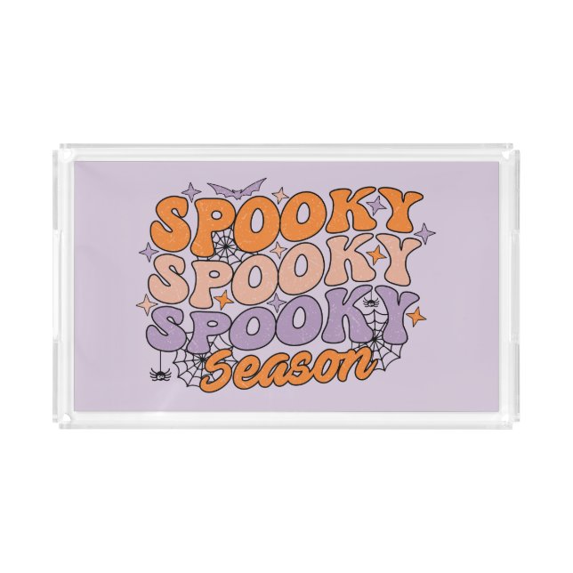 Spooky Spooky Spooky Season Acrylic Tray (Front)