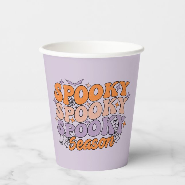 Spooky Spooky Spooky Season Paper Cups (Front)