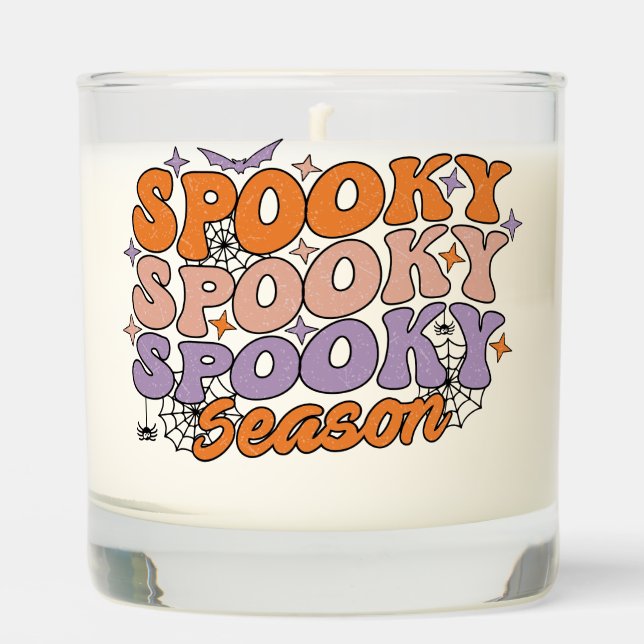 Spooky Spooky Spooky Season Scented Candle (Front)